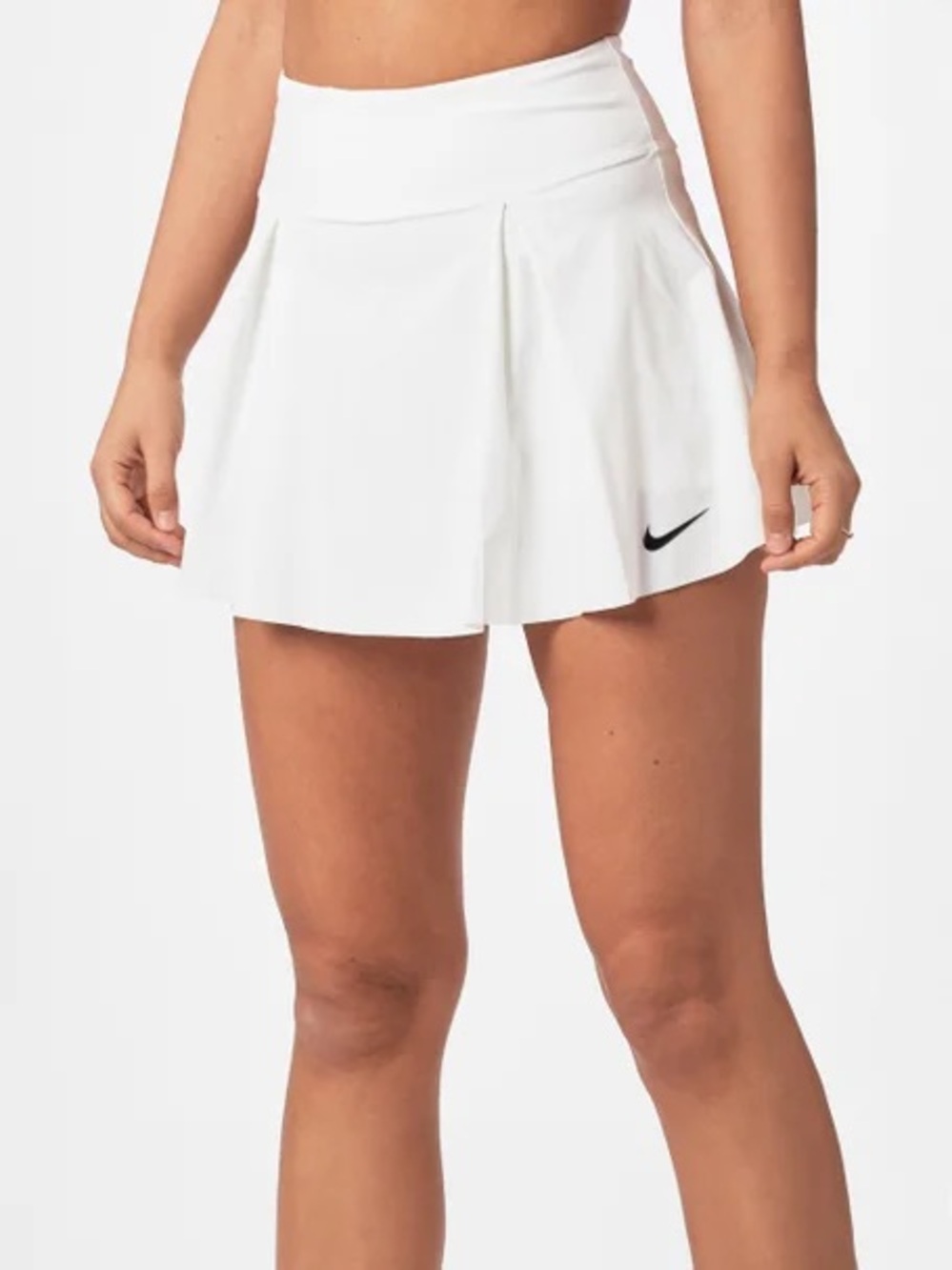 Nike White Women's Tennis Skort with Black Swoosh